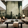 Deconstructed Cityscape Mural Wallpaper - room preview 02