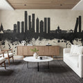 Colombo Sri Lanka Skyline Concrete Mural Wallpaper - room preview 02