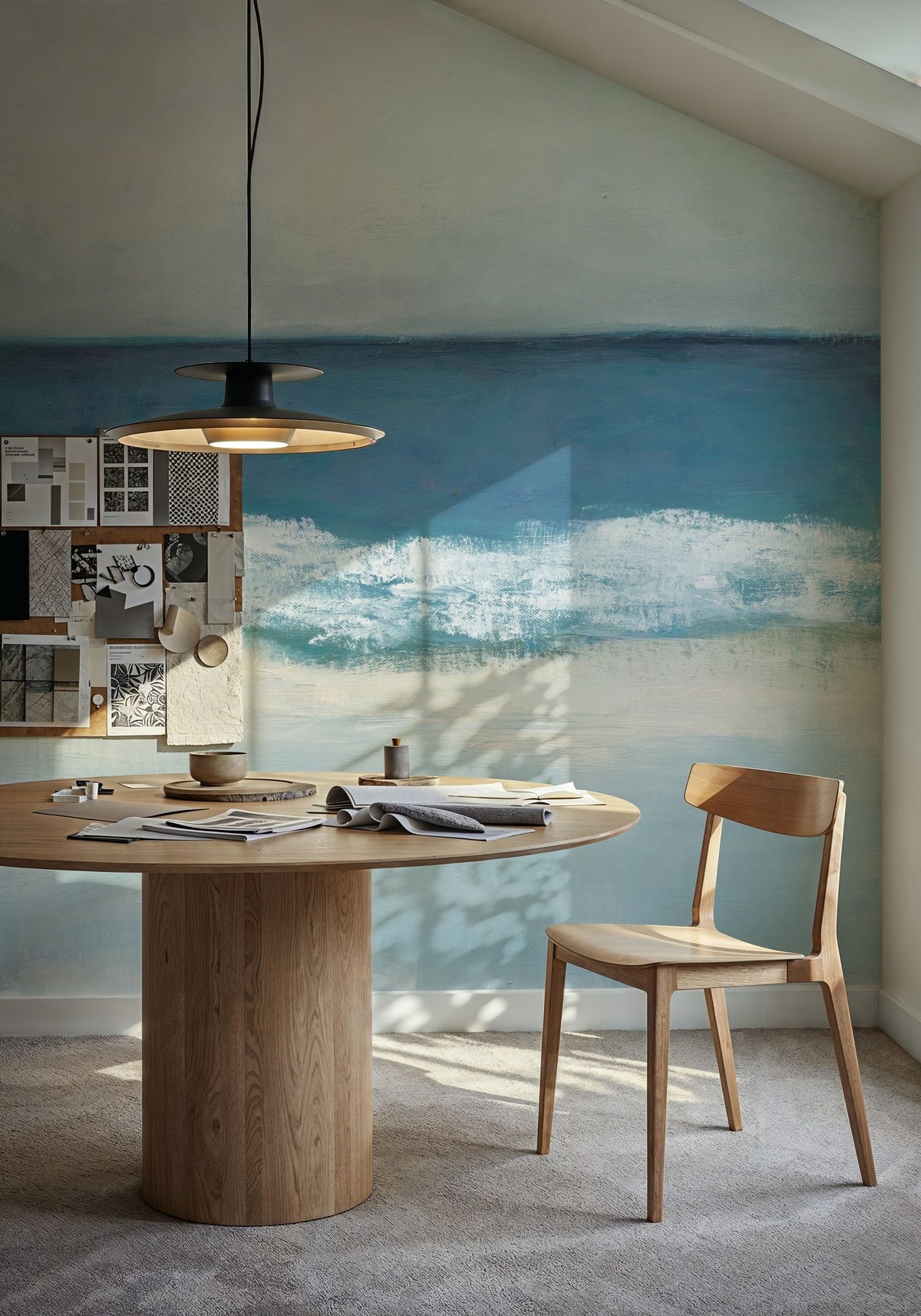 Calming Coast Mural Wallpaper - room preview 02