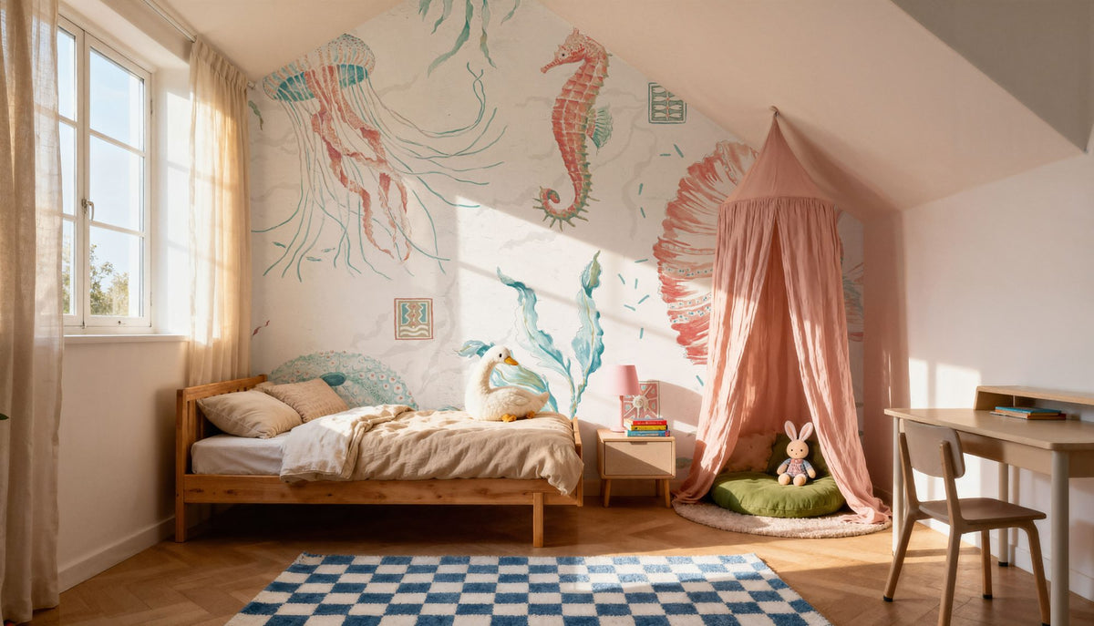 Floating Sea Mural Wallpaper - room preview 02