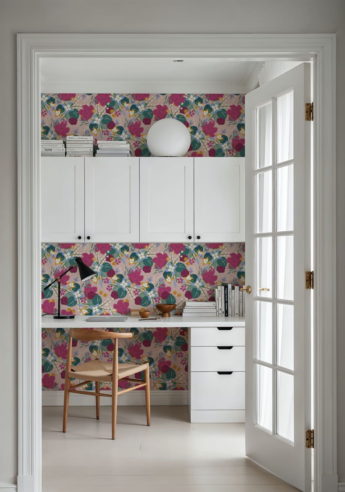 Flower Fluff Mural Wallpaper - room preview 02