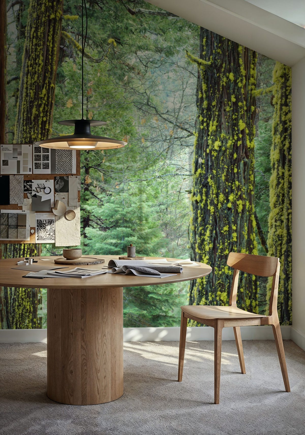 Moss Haven Mural Wallpaper - room preview 02