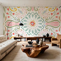 Wild Blooms IX Mural Wallpaper - room preview 02