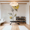 Sunny Roses Flower I Mural Wallpaper - room preview 02