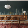 New Snow Mural Wallpaper - room preview 02
