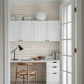 Watercolor Stripes Peach Mural Wallpaper - room preview 02