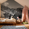 Olympic Mountains Mural Wallpaper - room preview 02