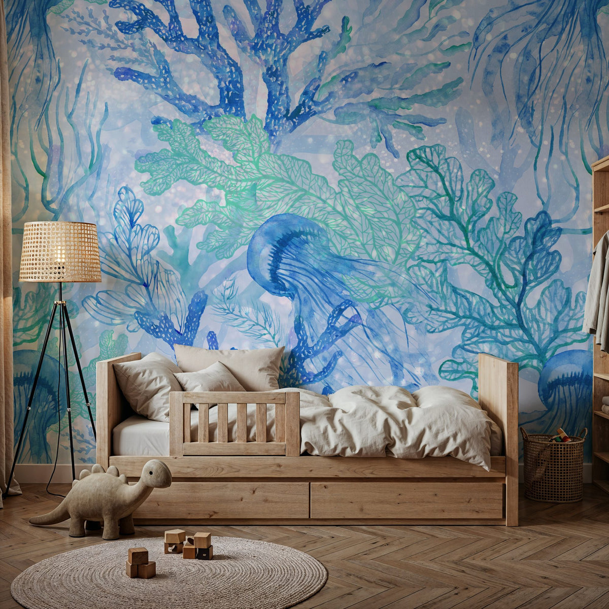 Dwellpaper Jellyfish Garden Mural Wallpaper image 2