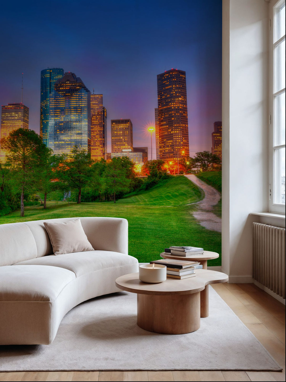 Lush Houston Sunset Mural Wallpaper - room preview 02