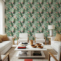 Paradise Foliage Mural Wallpaper - room preview 02