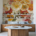 Poppies Delight Crop II Mural Wallpaper - room preview 02