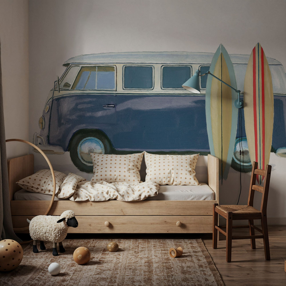 Beach Ride Prep Mural Wallpaper - room preview 02