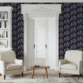 Elegant Birds Pattern Mural Wallpaper - room preview 02
