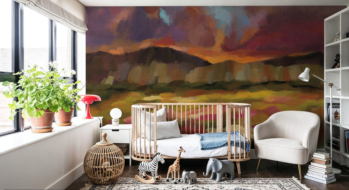 High Desert Rhythm Mural Wallpaper - room preview 02