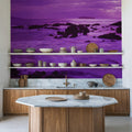 Purple Paradise Cove Mural Wallpaper - room preview 02