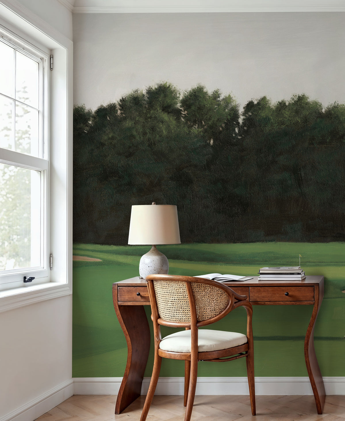 The Fairway II Mural Wallpaper - room preview 02