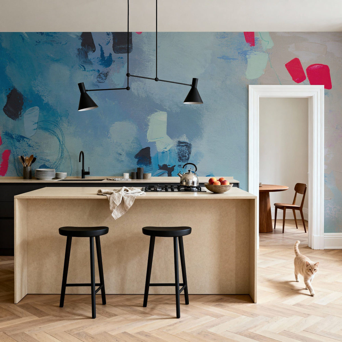 Head in the Clouds II Mural Wallpaper - room preview 02