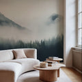 Winter Mountain View Mural Wallpaper - room preview 02