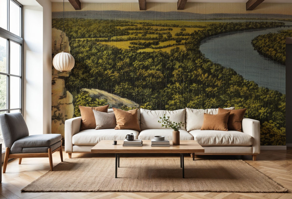 Brazos River Mural Wallpaper - room preview 02