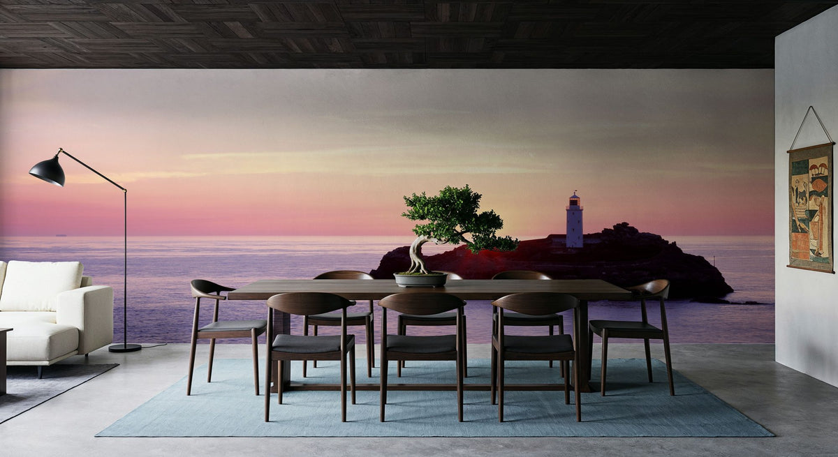 Twilight Beacon Mural Wallpaper - room preview 02