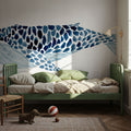 Humpback Whale Mural Wallpaper - room preview 02