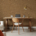 Leopard Fur Texture No.I Mural Wallpaper - room preview 02