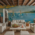 Turquoise Bay II Mural Wallpaper - room preview 02