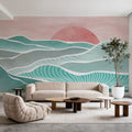 Shikoku Sunset Mural Wallpaper - room preview 02