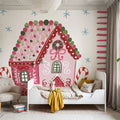 Pink Gingerbread II Mural Wallpaper - room preview 02