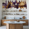 Mysuru Skyline India Mural Wallpaper - room preview 02