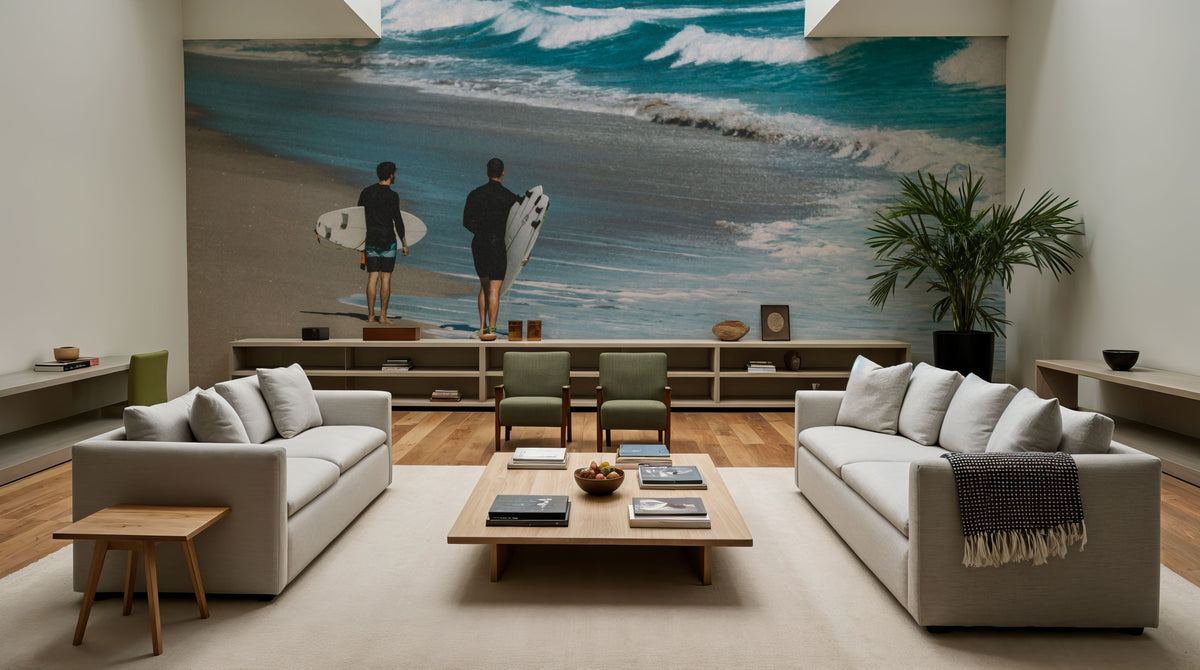 Surf Day Mural Wallpaper - room preview 02