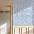 Marbelized Flow, Cloud Drift Mural Wallpaper - room preview 02