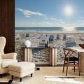 North Sea Light Mural Wallpaper - room preview 02