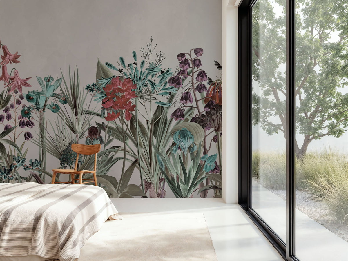 Field of Dreams Red Mural Wallpaper - room preview 02