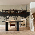 Stuttgart Germany Skyline Concrete Mural Wallpaper - room preview 02
