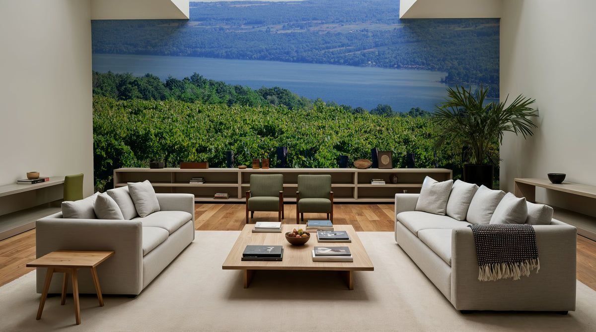 Vineyard Vista Mural Wallpaper - room preview 02