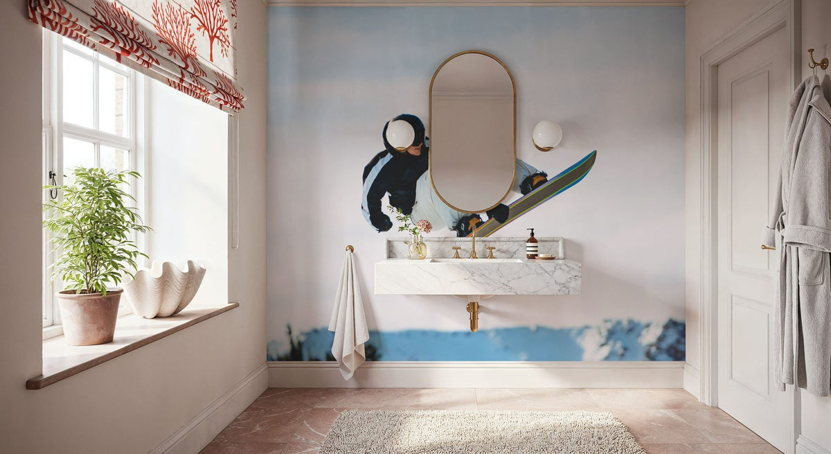 Snow Day IV Mural Wallpaper - room preview 02