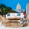Capitol Sunset Mural Wallpaper - room preview 02
