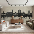 Georgetown Guyana Skyline Concrete Mural Wallpaper - room preview 02