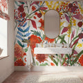 November Flowers Mural Wallpaper - room preview 02