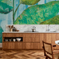Lively Leaves Mural Wallpaper - room preview 02