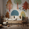 Harvest Whimsy II Mural Wallpaper - room preview 02