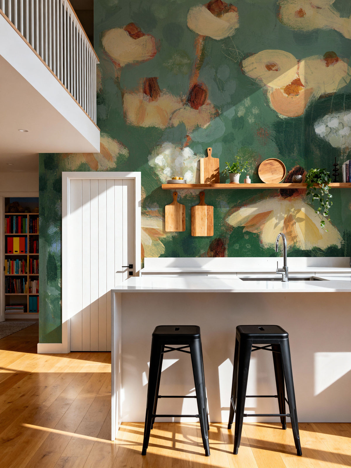 Wildflowers II Mural Wallpaper - room preview 02