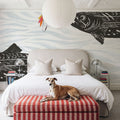 Fly Fishing II Mural Wallpaper - room preview 02