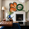 Butterfly Orange II Mural Wallpaper - room preview 02