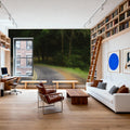 Winding Forest Path Mural Wallpaper - room preview 02