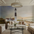 Coastal Lighthouse Beacon Mural Wallpaper - room preview 02