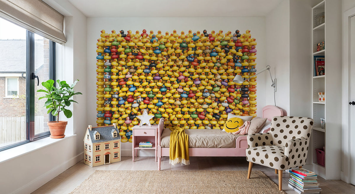 Duck Wall - Stacked Series Mural Wallpaper - room preview 02