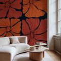 Modern Blooms II Mural Wallpaper - room preview 02