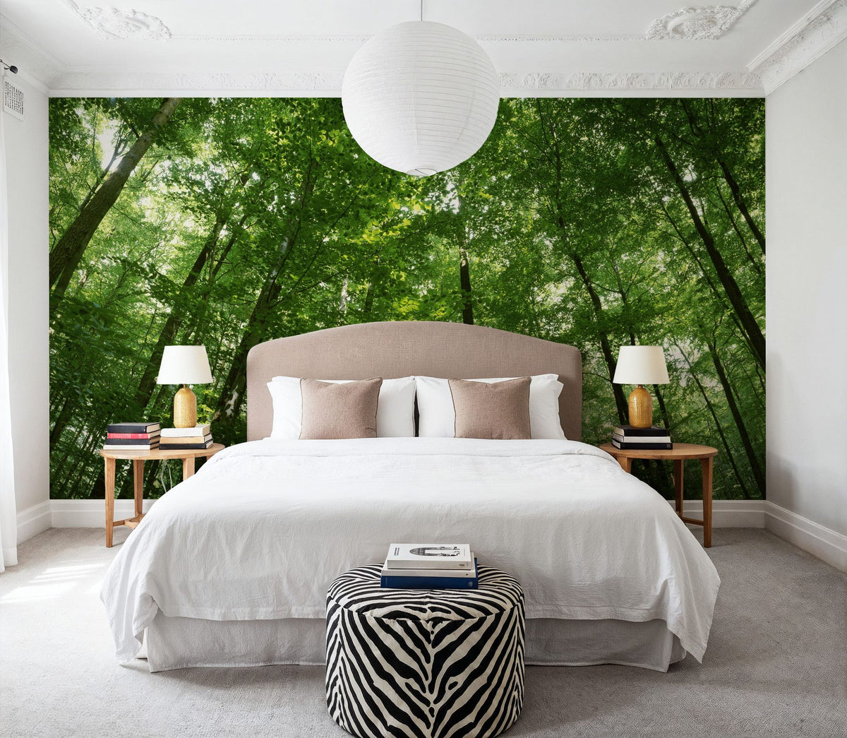 Woodland Serenity Mural Wallpaper - room preview 02